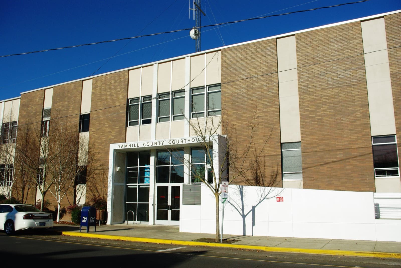 The Yamhill County Courthouse in McMinnville, Oregon, where Measure 11 cases are arraigned